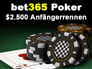 Bet365 Poker $2.500 Anfängerrennen