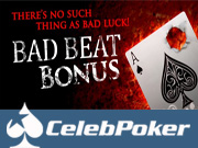 Celeb Poker Bad Beat Bonus